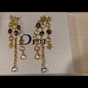 AUTHENTIC NIB Jadior Dior Crystal Earrings